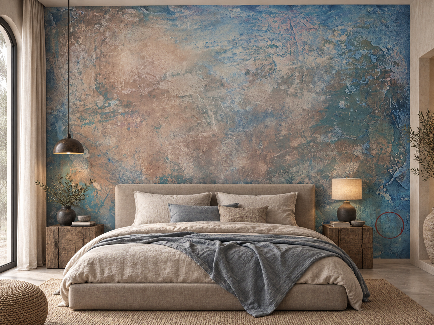 Mellizo wall mural visualisation by The Black Labrador Project
